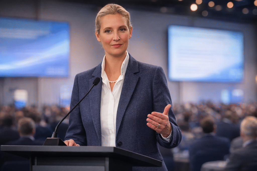 was ist mit dem rechten ohr von alice weidel