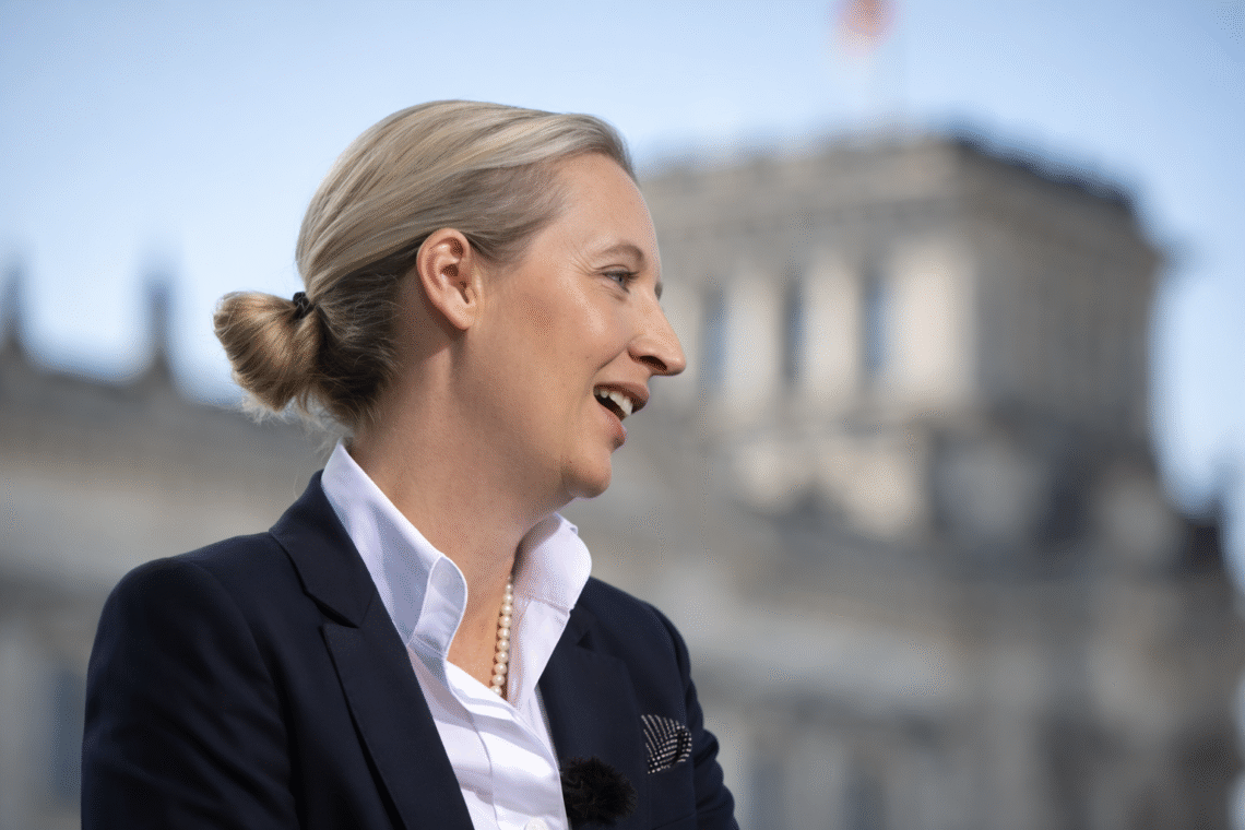 Alice Weidel Ohr Prothese